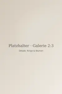 Platzhalter: Detailaufnahme von Eheringen und Brautstrauß
